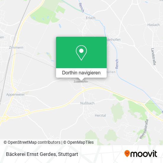 Bäckerei Ernst Gerdes Karte
