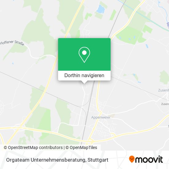 Orgateam Unternehmensberatung Karte