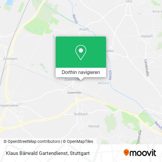 Klaus Bärwald Gartendienst Karte