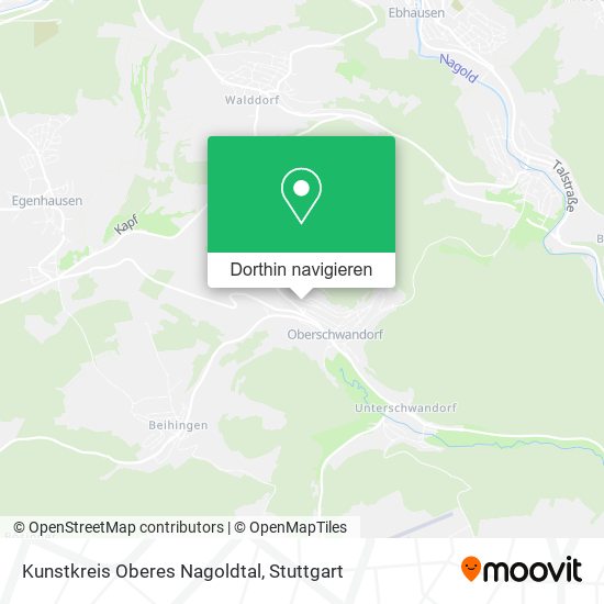 Kunstkreis Oberes Nagoldtal Karte