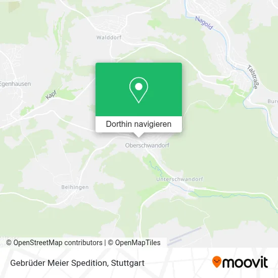 Gebrüder Meier Spedition Karte