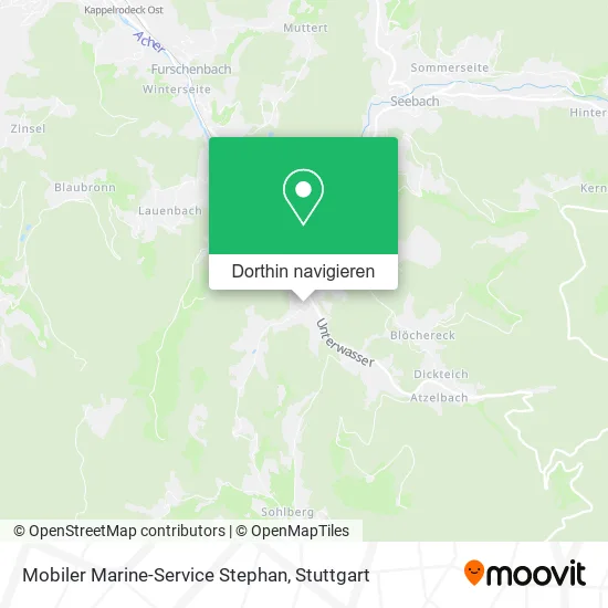 Mobiler Marine-Service Stephan Karte