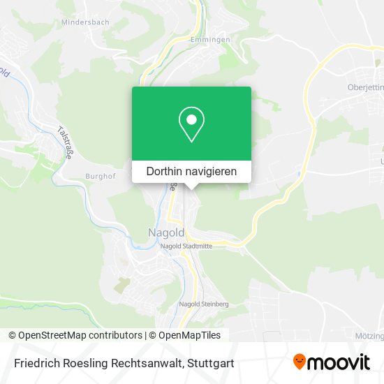 Friedrich Roesling Rechtsanwalt Karte