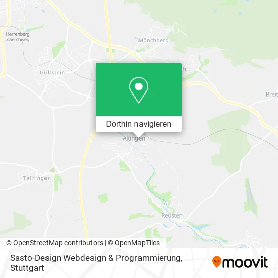 Sasto-Design Webdesign & Programmierung Karte