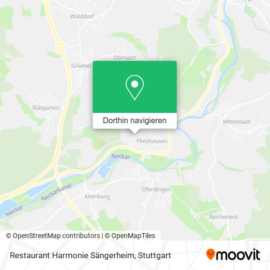 Restaurant Harmonie Sängerheim Karte