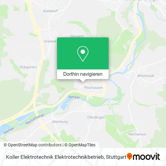 Koller Elektrotechnik Elektrotechnikbetrieb Karte