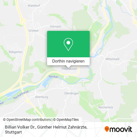 Billian Volker Dr., Günther Helmut Zahnärzte Karte