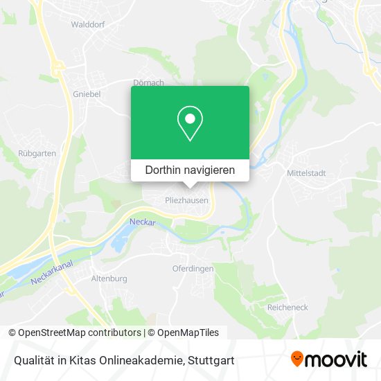 Qualität in Kitas Onlineakademie Karte