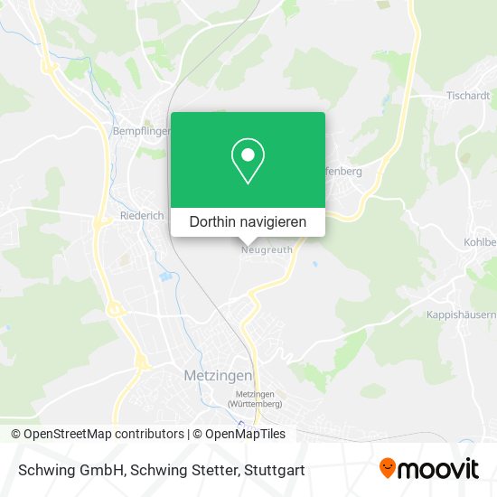 Schwing GmbH, Schwing Stetter Karte