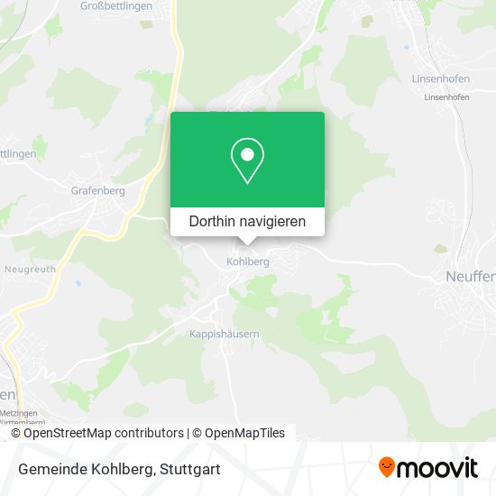 Gemeinde Kohlberg Karte