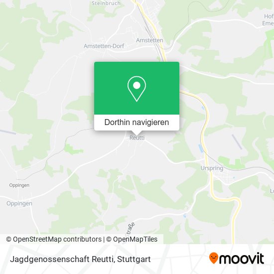 Jagdgenossenschaft Reutti Karte