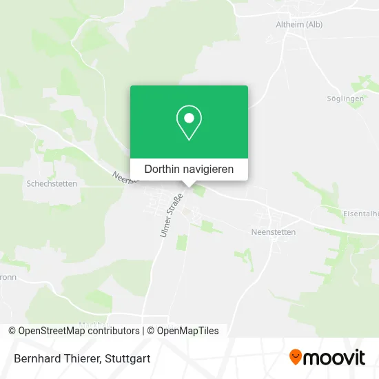 Bernhard Thierer Karte