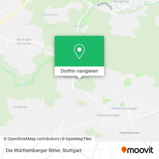 Die Württemberger Ritter Karte