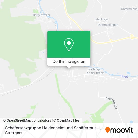 Schäfertanzgruppe Heidenheim und Schäfermusik Karte