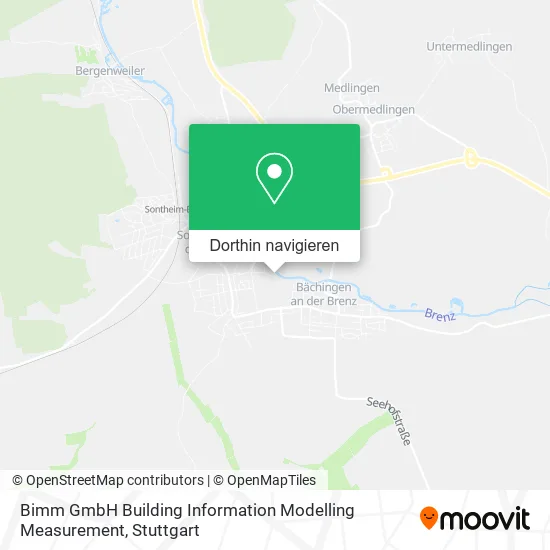 Bimm GmbH Building Information Modelling Measurement Karte