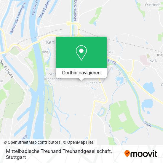 Mittelbadische Treuhand Treuhandgesellschaft Karte