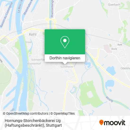 Hornungs-Storchenbäckerei Ug (Haftungsbeschränkt) Karte