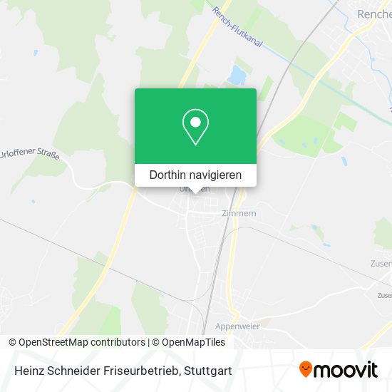 Heinz Schneider Friseurbetrieb Karte