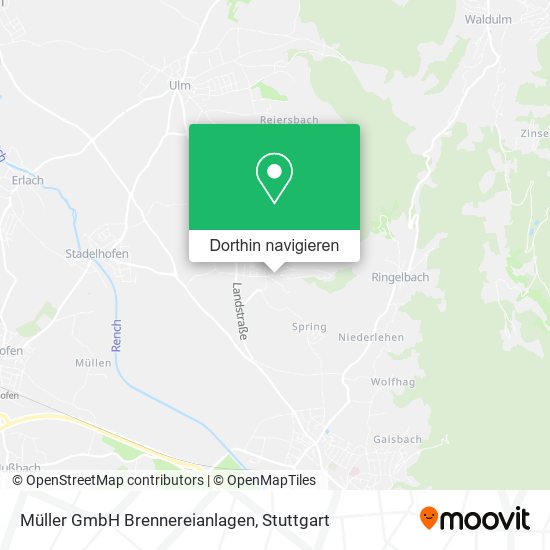 Müller GmbH Brennereianlagen Karte