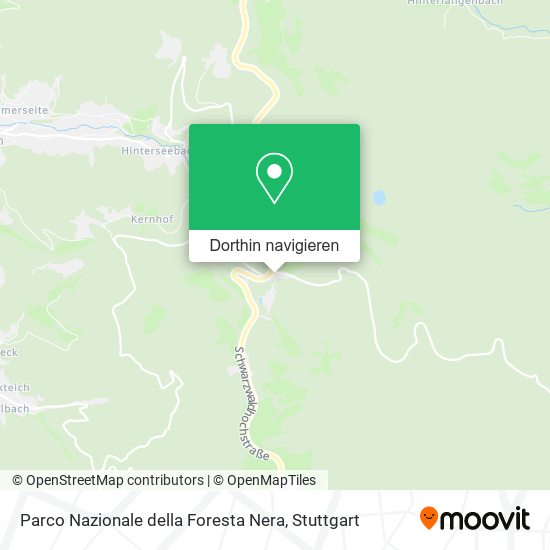 Parco Nazionale della Foresta Nera Karte