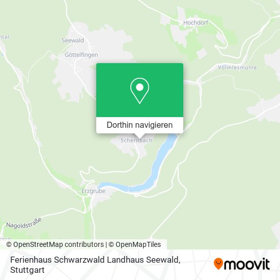 Ferienhaus Schwarzwald Landhaus Seewald Karte