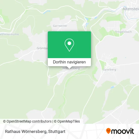 Rathaus Wörnersberg Karte