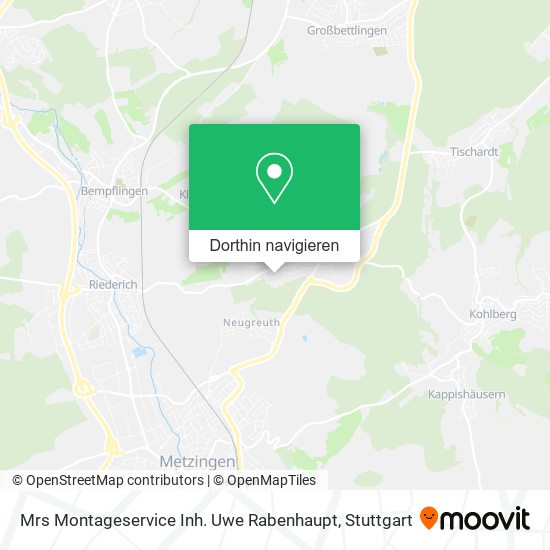 Mrs Montageservice Inh. Uwe Rabenhaupt Karte