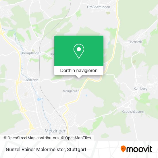 Günzel Rainer Malermeister Karte