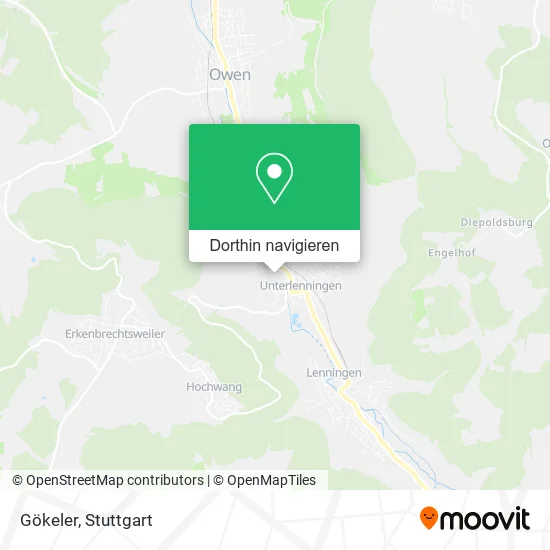 Gökeler Karte