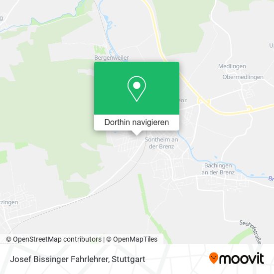 Josef Bissinger Fahrlehrer Karte