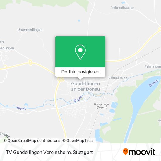 TV Gundelfingen Vereinsheim Karte