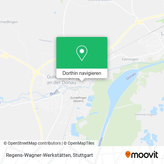 Regens-Wagner-Werkstätten Karte
