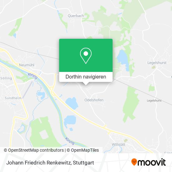 Johann Friedrich Renkewitz Karte