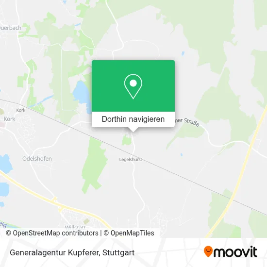 Generalagentur Kupferer Karte