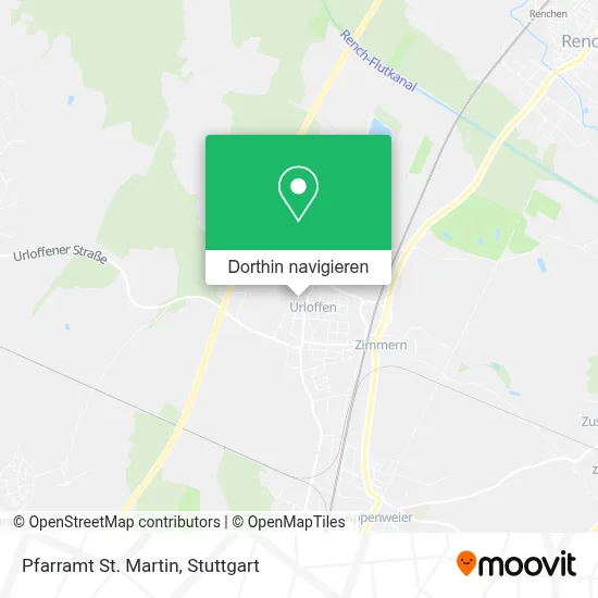 Pfarramt St. Martin Karte