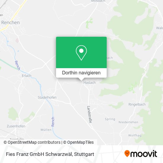Fies Franz GmbH Schwarzwäl Karte