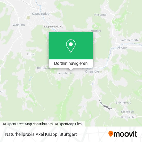 Naturheilpraxis Axel Knapp Karte