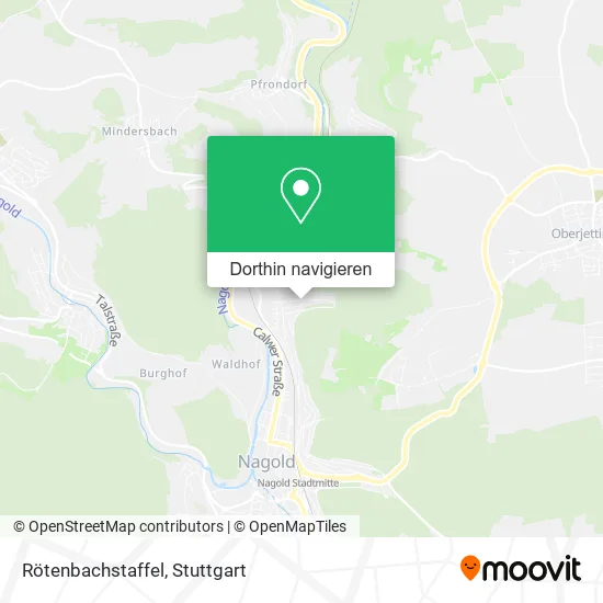 Rötenbachstaffel Karte