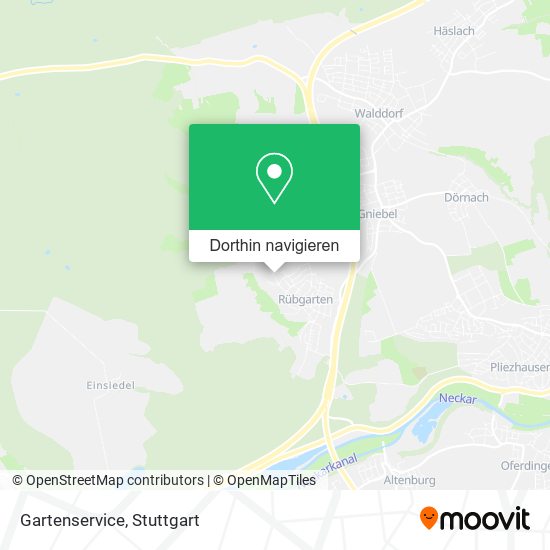 Gartenservice Karte