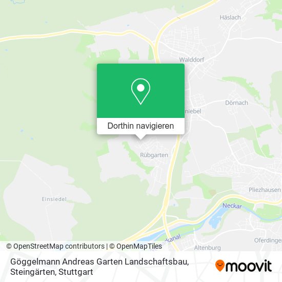Göggelmann Andreas Garten Landschaftsbau, Steingärten Karte