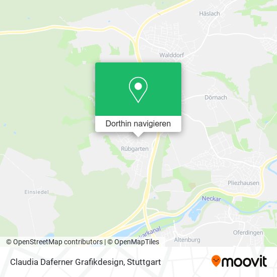 Claudia Daferner Grafikdesign Karte