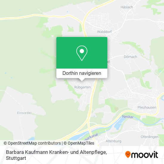Barbara Kaufmann Kranken- und Altenpflege Karte