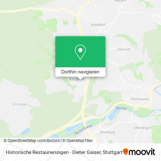 Historische Restaurierungen - Dieter Gaiser Karte