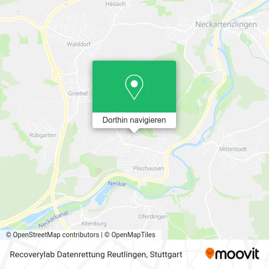 Recoverylab Datenrettung Reutlingen Karte