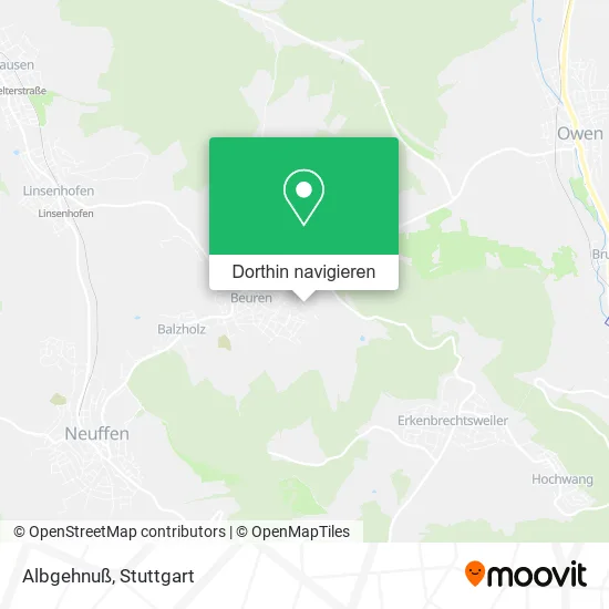 Albgehnuß Karte
