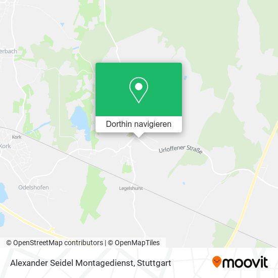 Alexander Seidel Montagedienst Karte
