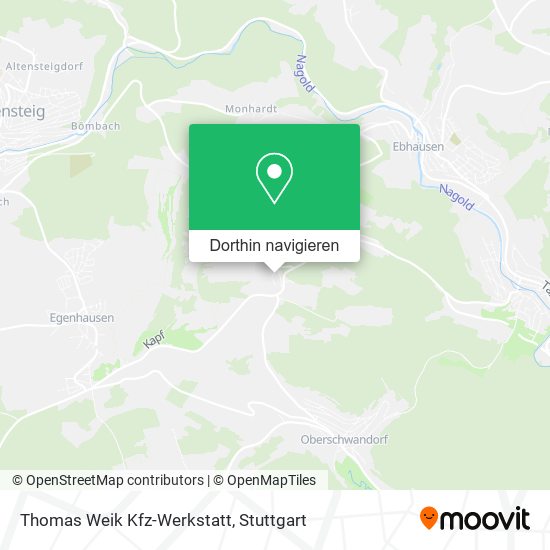 Thomas Weik Kfz-Werkstatt Karte