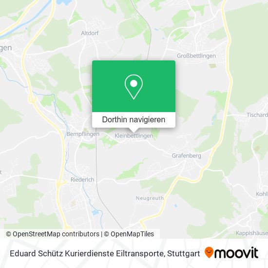 Eduard Schütz Kurierdienste Eiltransporte Karte