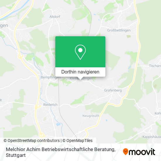 Melchior Achim Betriebswirtschaftliche Beratung Karte