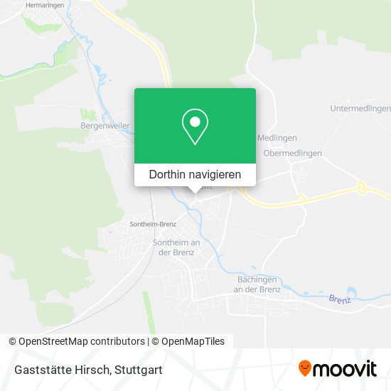 Gaststätte Hirsch Karte